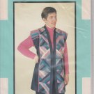 Torrence Designs- Woman Sparking Strips Vest Sz XS-XL Vtg 80's Pattern UNCUT