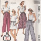 McCall's 4316-Woman's Skirt, Pants, Shorts Sz Lg Vtg 80's Sewing Pattern UNCUT