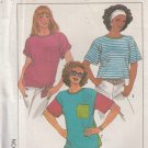 Simplicity 9107-Vtg 80's Woman Knit Top Sewing Pattern Sz Small UNCUT