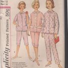 Simplicity 4006-Vtg 60's Woman's Pajamas Sewing Pattern Sz 12