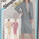 Simplicity 6263-Vtg 80's Woman Skirt, Blouse, Jacket Sewing Pattern Sz 12 UNCUT