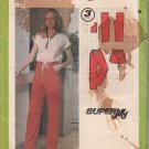 Simplicity 9030-Woman's Supper Jiffy Pants, Shorts Sz 12 Vtg 70's Sewing Pattern