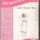 Sew-Knit-N-Stretch 211-Vtg 60's Woman Chemise Slip Sewing Pattern Sz Sm-Lg UNCUT
