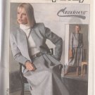 Simplicity 7685-Vtg 80 Woman Lined Suit, Jacket, Skirt Sewing Pattern Sz 8 UNCUT