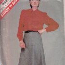 McCall's 8637-Vtg 80's Woman Blouse, Skirt Sewing Pattern Sz 12-14-16 UNCUT