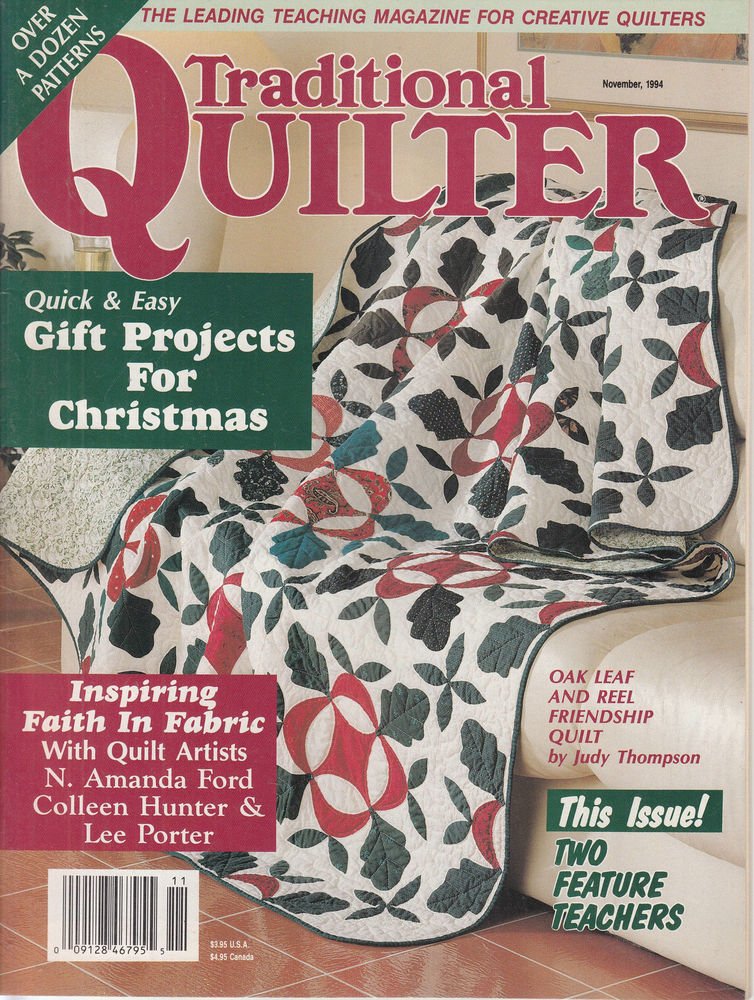 Traditional Quilter November 1994 Quilting Magazine