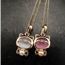 Crystal Cat Necklace