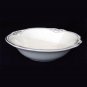 Homer Laughlin Virginia Rose Patrician Berry Bowl Silver Platinum Trim