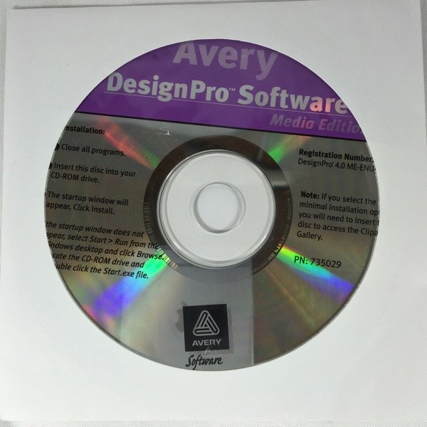 avery design pro 5.4