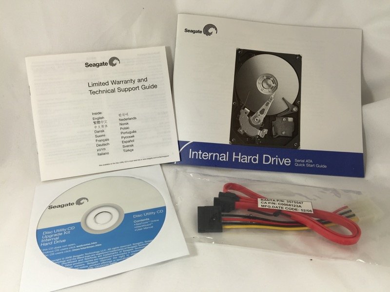 Seagate Disc Utility Toolkit Internal Hard Drive kit CD