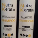 Nutra Keratin Moisturizing Shampoo and Balancing Conditioner