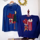Jacket & Sweatshirt Primitive Applique Pattern for Quilt or Sweatshirt, PATTERN ONLY  TCB 207-1