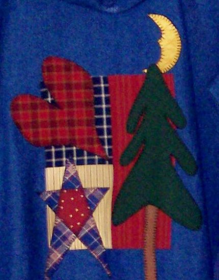 Jacket & Sweatshirt Primitive Applique Pattern for Quilt or Sweatshirt ...