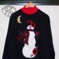 Snowmen Pattern #TCB204-3 Applique Sweatshirt Primitive Country Applique FABRIC ONLY  TCB 204-3