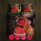 Santa Clause Fleece Blanket & 2 Pillow Cases #86474691,86474693  (2)