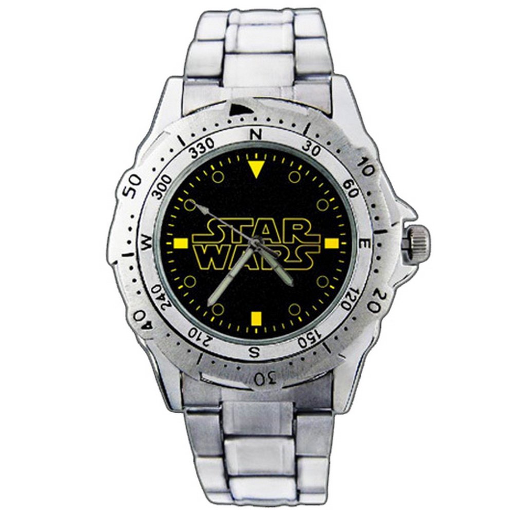 Fashion Men Watch PE40 Star Wars Stainless Steel Wrist Watch