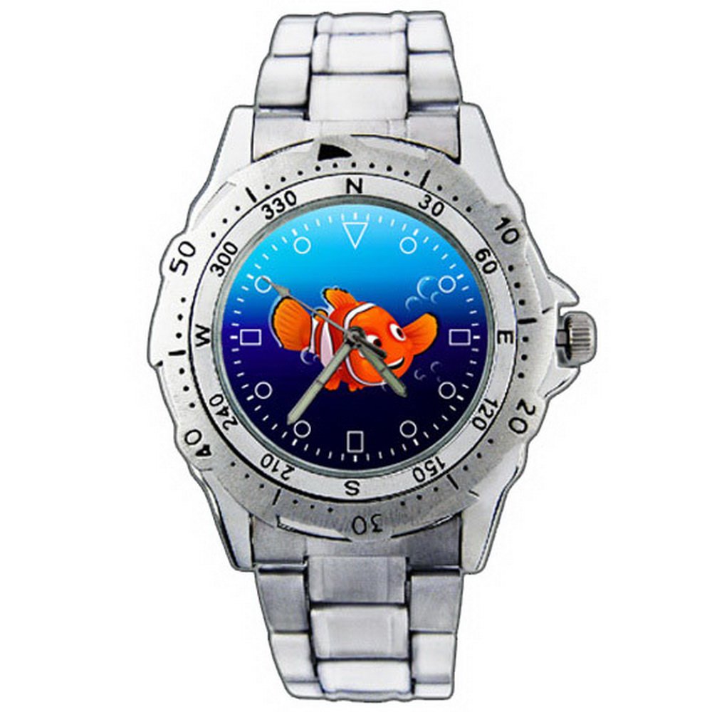 PE215 Finding Nemo Pixar Disney Movie Nemo Stainless Steel Wrist Watch