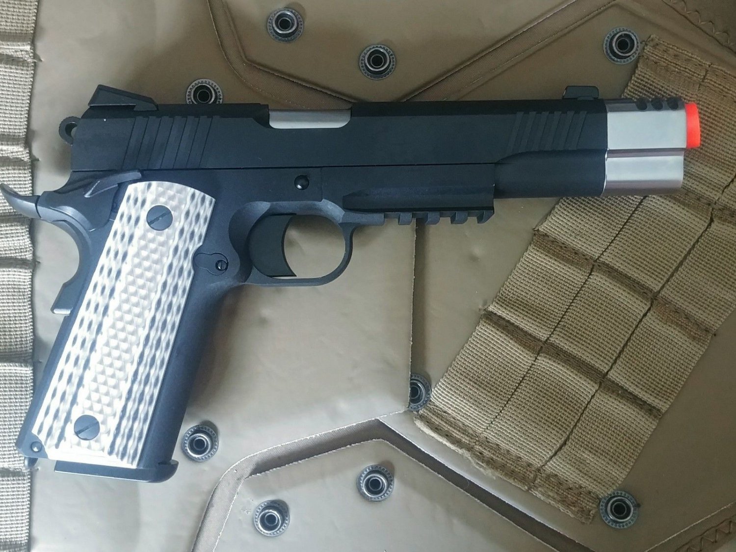 WETECH green gas blowback M45 1911 full metal airsoft pistol gun w