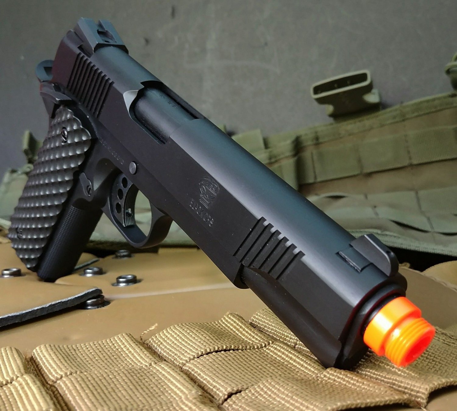 PARA OPS green gas blowback 1911 full metal pistol airsoft gun gbb