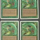 Craw Wurm x4 - NM - 4th Edition - Magic the Gathering