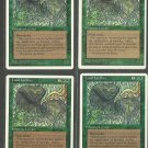 Land Leeches x4 - NM - 4th Edition - Magic the Gathering
