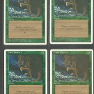 Giant Growth x4 - NM - 4th Edition - Magic the Gathering