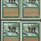 Grizzly Bears x4 - NM - 4th Edition - Magic the Gathering