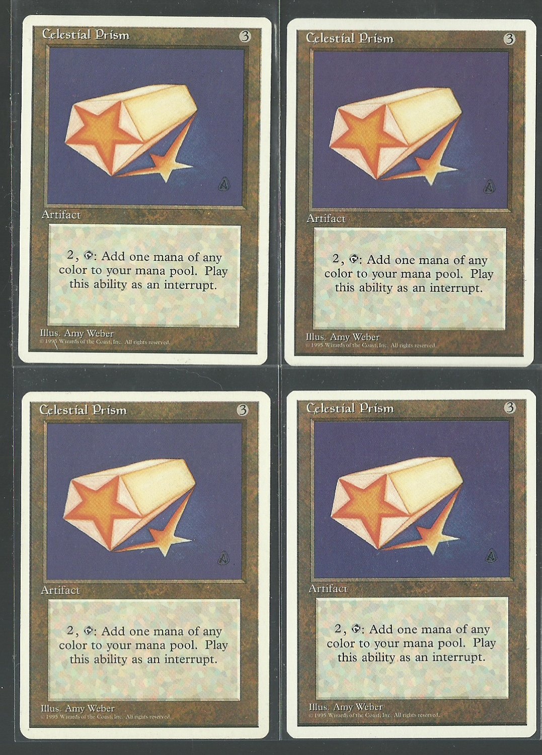 Celestial Prism x4 - NM - 4th Edition - Magic the Gathering