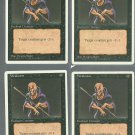Weakness x4 - NM - 4th Edition - Magic the Gathering