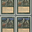 Drudge Skeletons x4 - NM - 4th Edition - Magic the Gathering