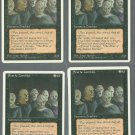 Scathe Zombies x4 - NM - 4th Edition - Magic the Gathering