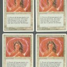 Circle of Protection Red x4 NM 4th Edition