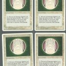 Circle of Protection Green x4 NM 4th Edition