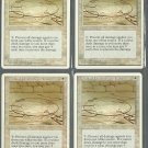 Circle of Protection White x4 NM 4th Edition