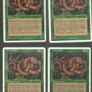 Marsh Viper x4 - NM - 4th Edition - Magic the Gathering