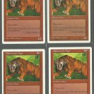Sabretooth Tiger x4 NM 5th Edition