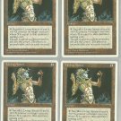Living Armor x4 NM Chronicles Magic the Gathering