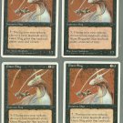 Giant Slug x4 NM Chronicles Magic the Gathering