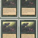 Bog Rats x4 NM Chronicles Magic the Gathering
