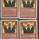 Beasts of Bogardan x4 NM Chronicles Magic the Gathering