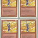 Wall of Heat x4 NM Chronicles Magic the Gathering