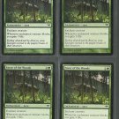 Favor of the Woods x4 NM Dark Ascension Magic the Gathering