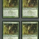 Thrashing Mossdog x4 NM Dragons Maze Magic the Gathering
