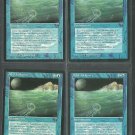 Tidal Influence x4 - Good - Fallen Empires - Magic the Gathering
