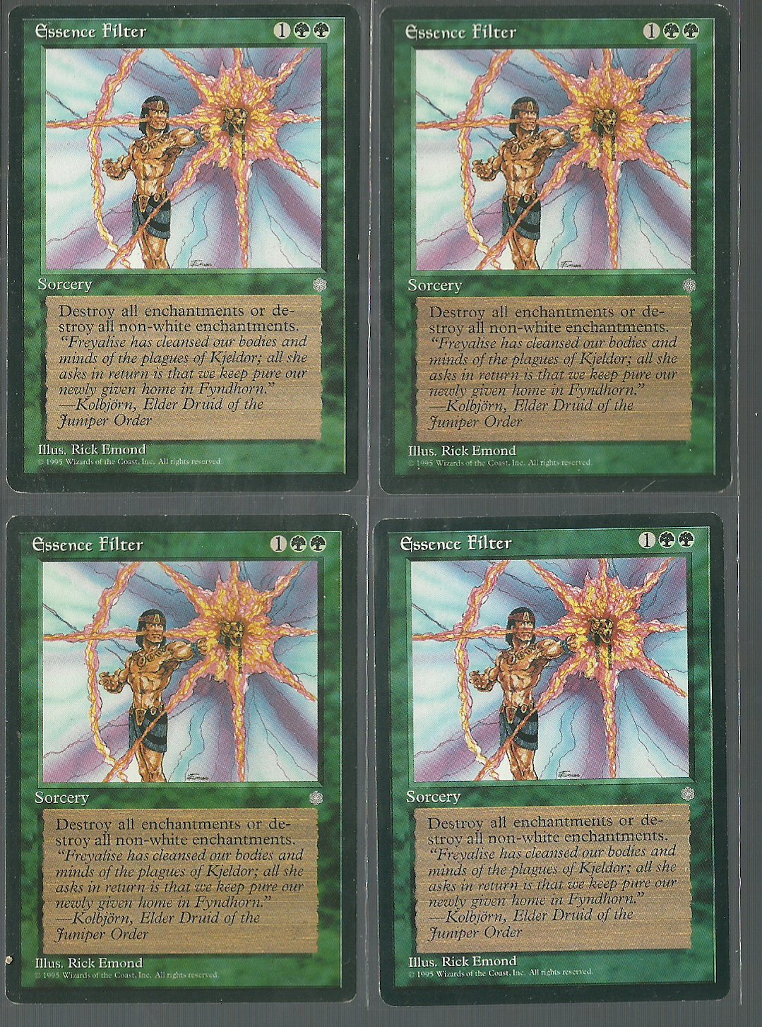 Essence Filter x4 Good Ice Age Magic the Gathering
