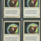Circle of Protection Black x4 Good Ice Age Magic the Gathering