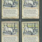 Arctic Foxes x4 Good Ice Age Magic the Gathering