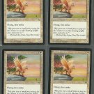 Ekundu Griffin x4 - Good - Mirage - Magic the Gathering