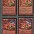 Firebreathing x4 - NM - Mirage - Magic the Gathering