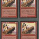Spitting Earth x4 - NM - Mirage - Magic the Gathering